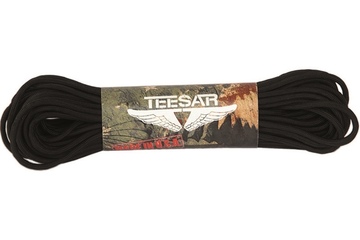 Linka Paracord Teesar 15,24m Czarna 249 kg