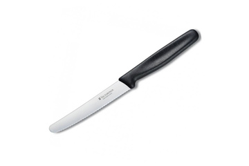 Nóż stołowy Victorinox ząbkowany, zaokrąglony, czarny