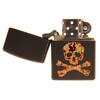 Zapalniczka ZIPPO Fire Skull, Black Matte