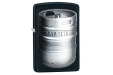 Zapalniczka ZIPPO Barrel, Black Matte