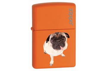 Zapalniczka ZIPPO Mopsik, Orange Matte