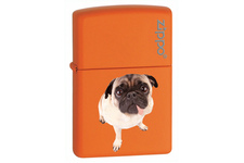 Zapalniczka ZIPPO Mopsik, Orange Matte