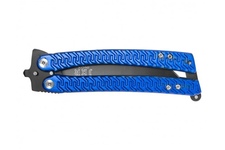 Nóż JOKER MOTYLEK Aluminio Hoja 8,5 cm blue
