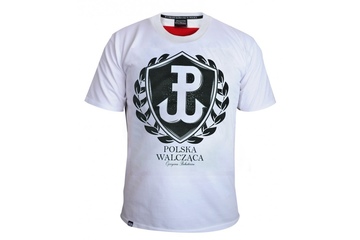 Koszulka Urodzeni Patrioci Ojczyzna bohaterów "Polska Walcząca" biała