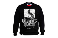 Bluza Urodzeni Patrioci Żołnierze Wyklęci "Bohaterowie żyją wiecznie" czarna