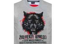 Bluza Urodzeni Patrioci Żyli prawem wilka "Żołnierze Wyklęci" j. melanż