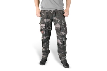 Spodnie SURPLUS AIRBORNE SLIMMY Black Camo Washed