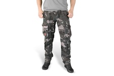 Spodnie SURPLUS AIRBORNE SLIMMY Black Camo Washed