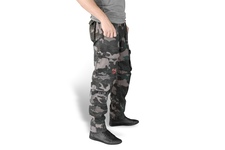 Spodnie SURPLUS AIRBORNE SLIMMY Black Camo Washed