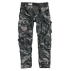 Spodnie SURPLUS AIRBORNE SLIMMY Black Camo Washed