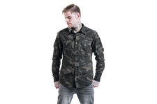 Koszula BRANDIT SlimFit Shirt Darkcamo