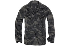 Koszula BRANDIT SlimFit Shirt Darkcamo