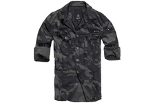 Koszula BRANDIT SlimFit Shirt Darkcamo