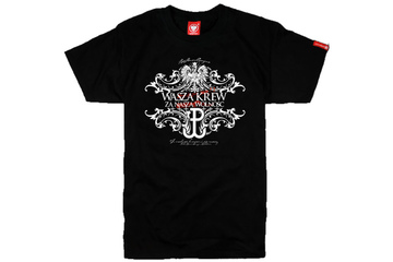 Koszulka ULTRAPATRIOT "Wasza Krew" czarna