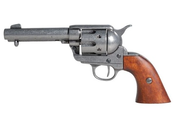 Replika rewolweru COLT z 1886 r. kal.45,  srebrne wykończenie