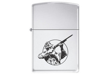 Zapalniczka ZIPPO Strzelec, Brushed Chrome