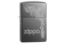 Zapalniczka ZIPPO Zippo Scroll, Black Ice