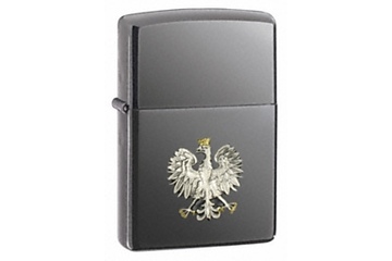 Zapalniczka ZIPPO Polski Orzeł, Black Ice
