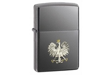 Zapalniczka ZIPPO Polski Orzeł, Black Ice