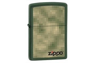 Zapalniczka ZIPPO Pixels, Green Matte