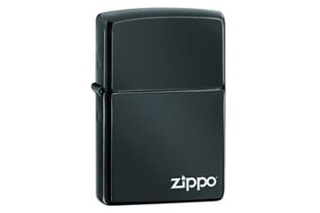 Zapalniczka ZIPPO Ebony with Zippo logo