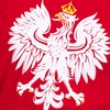 Koszulka dziecięca RED IS BAD ORZEŁ POLSKI Koszulka małego kibica czerwona