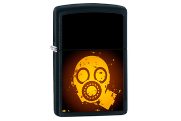 Zapalniczka ZIPPO Maska, Black Matte