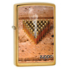 Zapalniczka ZIPPO Bullets, Brushed Brass