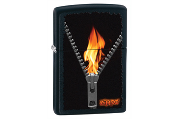 Zapalniczka ZIPPO Zipper 2, Black Matte