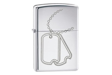 Zapalniczka ZIPPO Dog Tags, High Polish Chrome