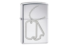 Zapalniczka ZIPPO Dog Tags, High Polish Chrome