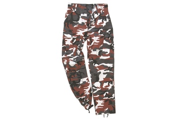 spodnie dziecięce Mil-Tec US BDU HOSE red camo