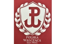Koszulka Urodzeni Patrioci Ojczyzna bohaterów "Polska Walcząca" bordowa