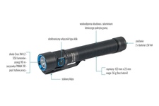 Latarka Olight S2A XM-L2 - Black