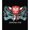 Koszulka Urodzeni Patrioci Orzeł Biały "Symbol Potęgi I Chwały" czarna