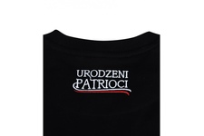 Koszulka Urodzeni Patrioci Orzeł Biały "Symbol Potęgi I Chwały" czarna