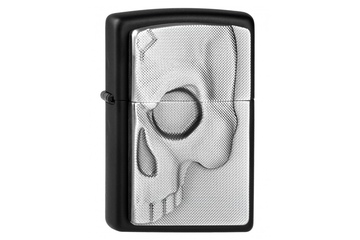 Zapalniczka ZIPPO Half Skull Emblem, Black Matte