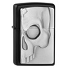 Zapalniczka ZIPPO Half Skull Emblem, Black Matte