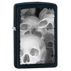 Zapalniczka ZIPPO Skulls Fractal, Black Matte