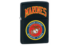 Zapalniczka ZIPPO U.S. Marines, Black Matte