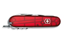 Scyzoryk Victorinox Climber, trans. czerwony, Celidor, 91mm