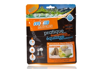 Jedzenie liofilizowane MX3 Aventure - Makaron 3 sery - Comte, Tomme, Emmental