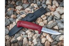 Nóż Morakniv BASIC 511 - Carbon Steel - Czerwony