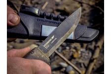 Nóż Morakniv Bushcraft Survival Black - Carbon Steel - Czarny