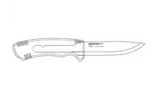 Nóż Morakniv Tactical - Carbon Steel - Czarny