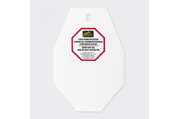 płyta Helikon SRT Small ALPHA Target - Hardox 600 Steel - Biały