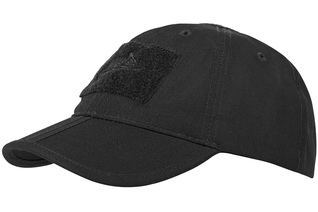 czapka Helikon Baseball FOLDING Cotton ripstop czarna