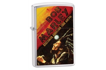 Zapalniczka ZIPPO Bob Marley Rastaman, Brushed Chr