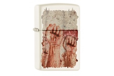 Zapalniczka ZIPPO Clenched Fists, White Matte