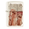 Zapalniczka ZIPPO Clenched Fists, White Matte